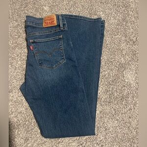 Levi's Shaping Bootcut Dark Blue Jeans